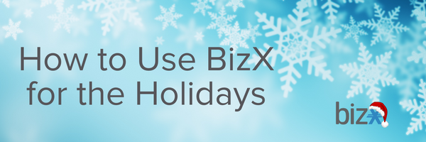 BizX for the Holidays (Email Header)